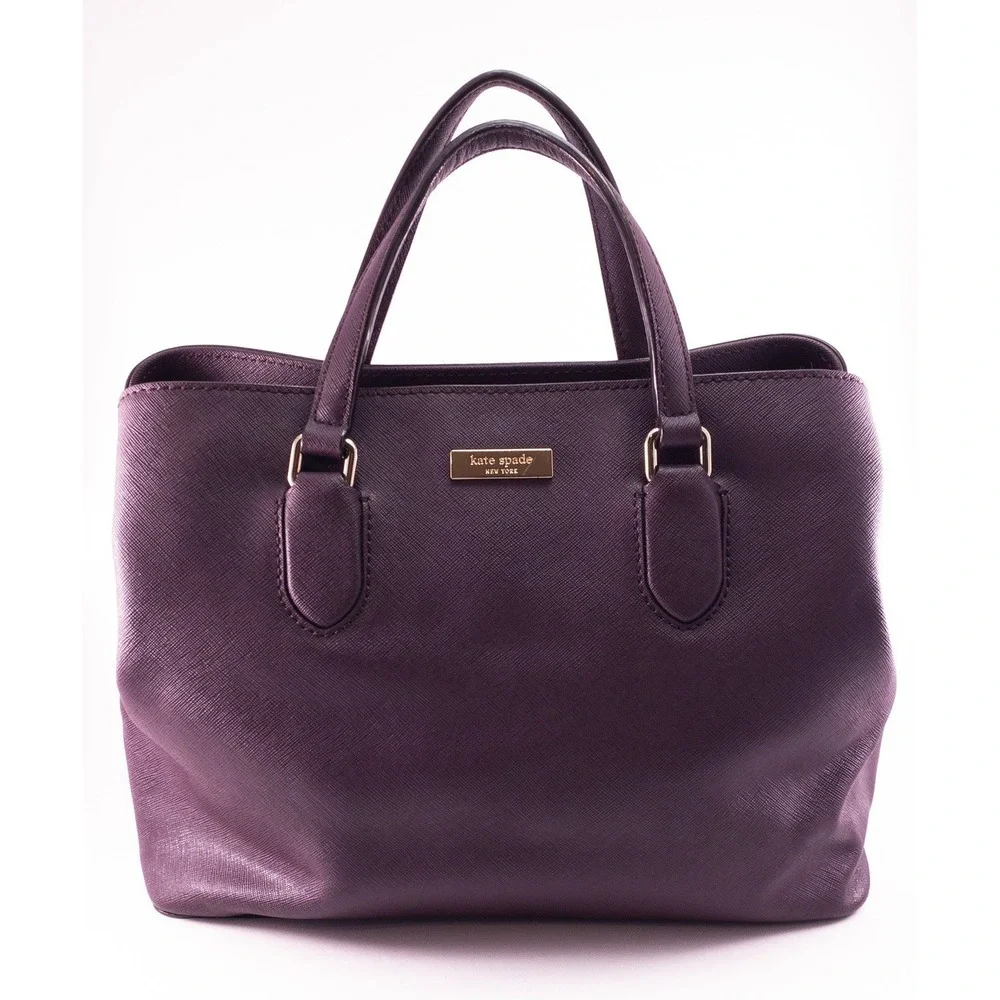 Kate Spade Laurel Way Evangelie Crossbody Bag, Mahogany Mulled Wine Plum Leather